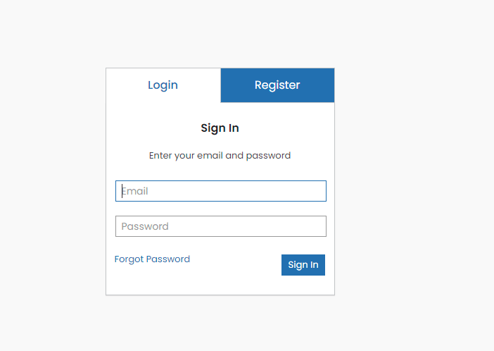 Tagembed login and account registration page