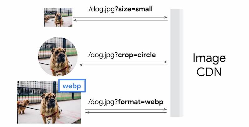 Transformations image with a CDN based on parameters in image URLs - Source: WebDev
