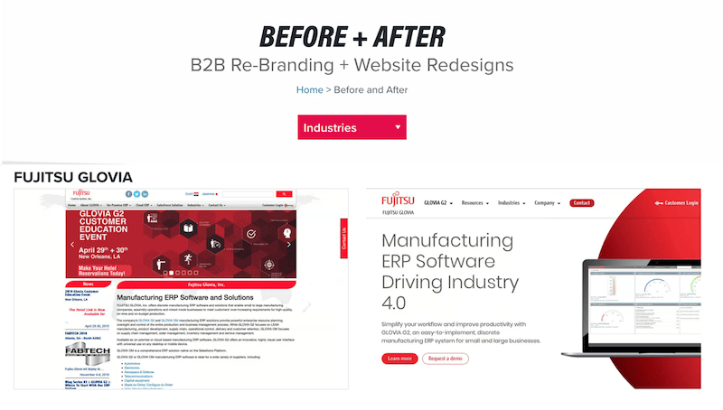 Before -After section - Source: Bop Design