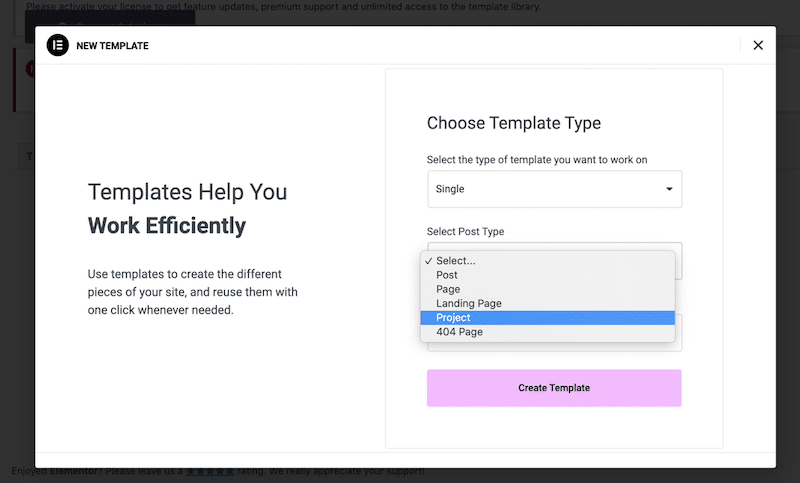 Designing a custom post types template for my portfolio with Elementor - Source: Elementor