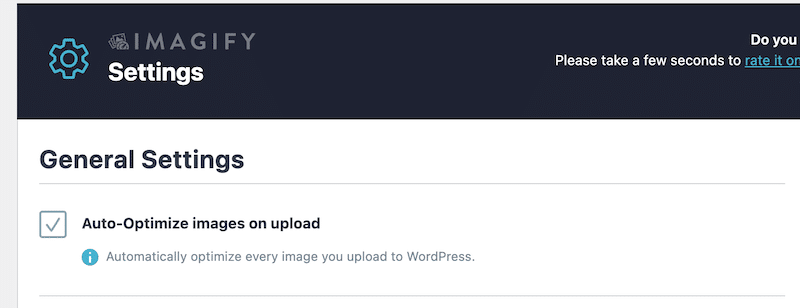 Automatically resize JPEGS before upload - Source: Imagify