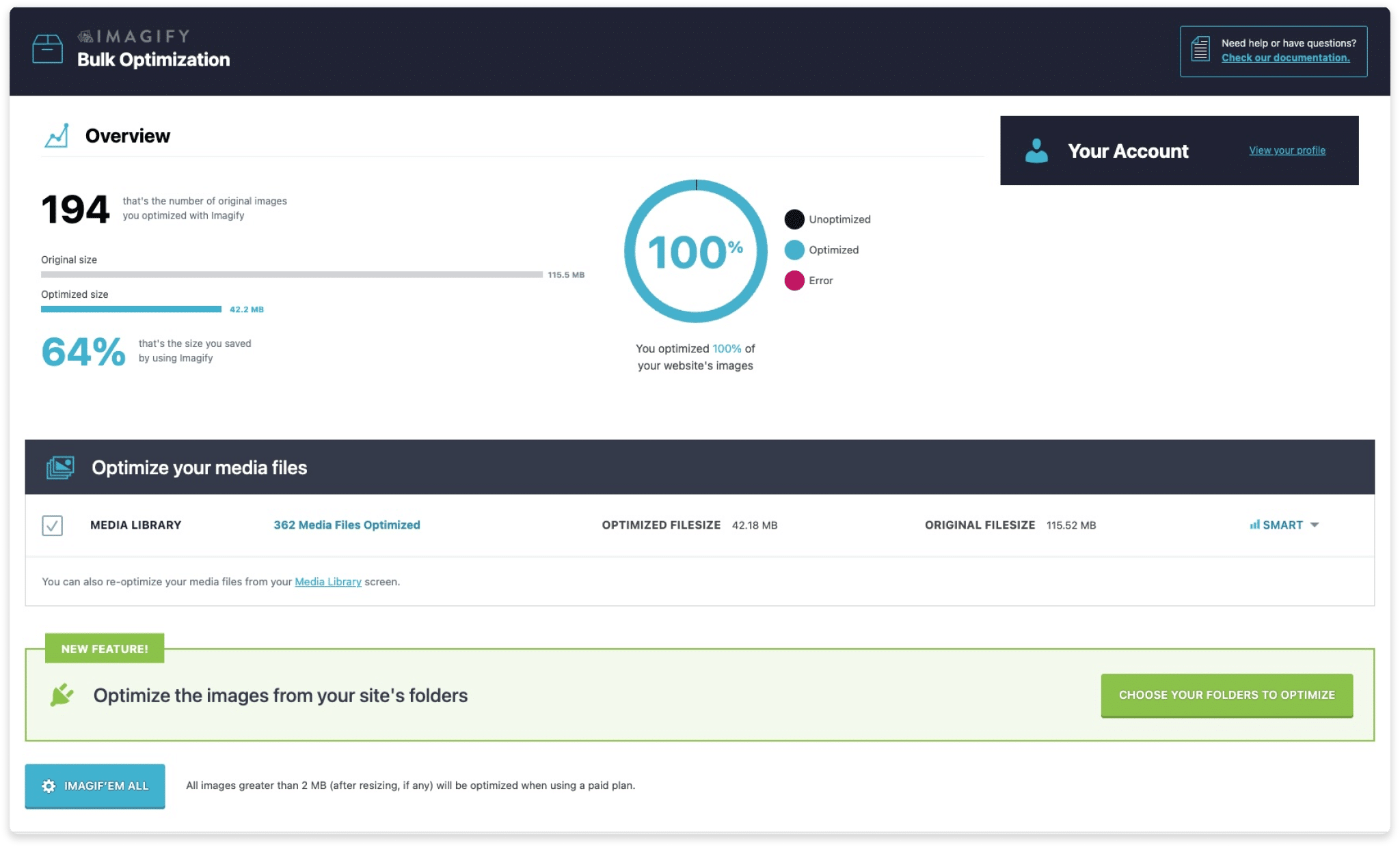 Imagify - WordPress Image Optimizer Plugin